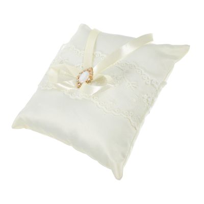 Alipis Wedding Pillow Cushion Lace Decoration Soft Proposal Pillows Adorable Accessory for Wedding Party Engagement and Special Events Charming Carrier for Ceremonies