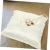 Alipis Wedding Pillow Cushion Lace Decoration Soft Proposal Pillows Adorable Accessory for Wedding Party Engagement and Special Events Charming Carrier for Ceremonies view 2
