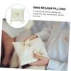 Alipis Wedding Pillow Cushion Lace Decoration Soft Proposal Pillows Adorable Accessory for Wedding Party Engagement and Special Events Charming Carrier for Ceremonies view 4