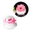 NAMOARLY Elegant Container Plastic Storage Box Lid Cotton Swabs Holder view 1