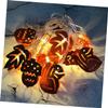LED String Lights with Iron Squirrel Hedgehog Maple Leaf Pine Cone Decor view 4
