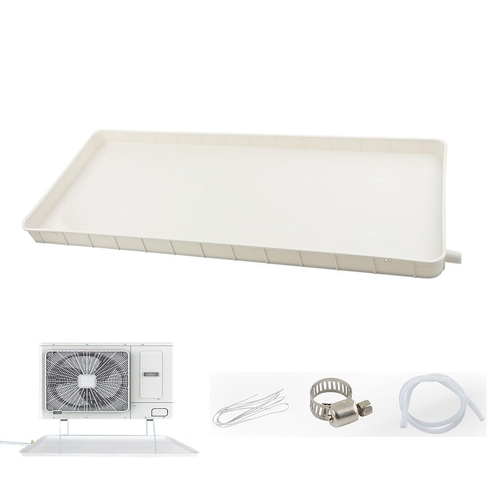 TRUNXUCL Air Conditioner Drip Tray Condensate Drain Pan, Portable AC Drip Pan with Drain, for Indoor/Outdoor Split Air Conditioner (Size : 3-5P:91x45cm/36x18in)