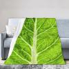 Xsovgoi Lettuce Custom Blanket Soft Throw Blanket Cozy Throw Blankets for Couch Bed Living Room Decoration 40"X30" view 1