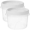 Luxshiny Box Lids Sturdy Storage Bins for Refrigerator Freezer Countertop Organizing Food Storage Bins Lids view 1