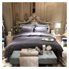 Bed, Luxury 1400TC Cotton Jacquard Queen King Bedding Set Bed Cover Bedsheet Duvet Cover High-end Sample Room Bed Set view 1