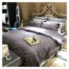 Bed, Luxury 1400TC Cotton Jacquard Queen King Bedding Set Bed Cover Bedsheet Duvet Cover High-end Sample Room Bed Set view 2