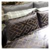 Bed, Luxury 1400TC Cotton Jacquard Queen King Bedding Set Bed Cover Bedsheet Duvet Cover High-end Sample Room Bed Set view 4