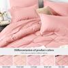 Newspin California King Comforter Set Pink - Bed in a Bag California King Size 8 Pieces, All Season Bed Set, Fluffy Comforter Set with Sheets, Sheet Set Quilt Blanket, Pillowcases & Shams & Bed Skirt view 4