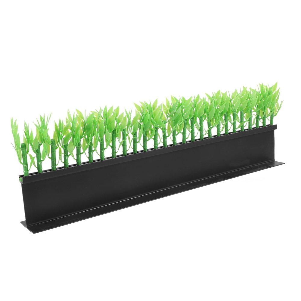 OKUMEYR Supermarket Shelf Divider Organizer Commodity Classification Board for Fresh and Cooked Food Easy Sorting Artificial Grass Design