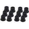 Longzhuo Bed Risers, 12 Pack 1.8" Round Load 1300 lbs Adjustable Furniture Risers, Stackable Furniture Lifts Risers Accessories for Sofa, Table, Bed, Couch, Chair, Desk, Cabinet etc, Black view 1