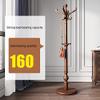 Coat Rack FreestandingBedroom Coat Rack Bedroom Floor Rack For Hanging Meet The Main Rod Is Straight And Slender Not Easy To Shake Stable And Firm, Brown view 3
