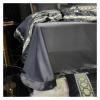Bed, 1200TC Silk Cotton Bedding Set Silkly Duvet Cover Pillowcase Flat/Fitted Sheet with Rubber Queen King Size 4pcs view 4