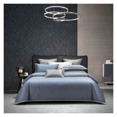 QuKan Bed, 1000TC Egyptian Cotton Bedding Sets Duvet Cover Fitted Sheet Elastic Linen Pillowcase 4pcs, MM-102