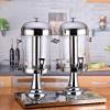 KAREHSBI Cold Beverage Dispenser, Stainless Steel Juice Machine Commercial Hot Cold Beverage Machine for Restaurant, Bar, Cocktails, Water, Chil Refreshments,Gold-Three Head view 4