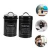 Cabilock 2pcs Sealed Coffee Canister Airtight Containers for Tea Sugar Storage Food Storage Jars for Pantry Smell Containers view 2