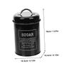 Cabilock 2pcs Sealed Coffee Canister Airtight Containers for Tea Sugar Storage Food Storage Jars for Pantry Smell Containers view 4