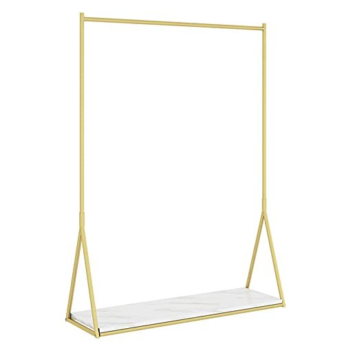 Heavy-Duty Clothes Rail, Independent of Metal Hangers, Industrial Clothing Display Racks, Clothes Drying rods for bedrooms and Living Rooms/A/120cm