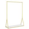 Heavy-Duty Clothes Rail, Independent of Metal Hangers, Industrial Clothing Display Racks, Clothes Drying rods for bedrooms and Living Rooms/A/120cm view 1