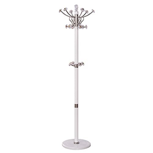Coat Rack Freestanding Household Floor Coat Rack Stainless Steel HooksHome Standing Coat RackModern Coat Rack Freestanding White Coat Tree Rack For Clothes To Hang