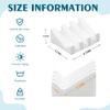 Coipdfty Self Draining Soap Dish Holder,Silicone Soap Dish,for Bathroom,Kitchen, SpongesCan Extend Soap LifeKeep Soap Bars Dry and Easy Cleaning (White,1-Pack) view 2