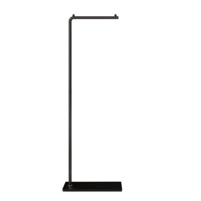 hanger Metal Coat Rack Stand Hanger Floor Bedroom Simple Home Modern Minimalist Corner Pole Type Iron Coat Rack hook (Color : Black, Size : 45 * 28 * 150cm)