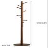 hanger 180cm Solid Wood Coat Rack Free Standing 10 Hooks Hall Tree Coat Racks With Round Base Coat Rack Stand hook (Color : A) view 2