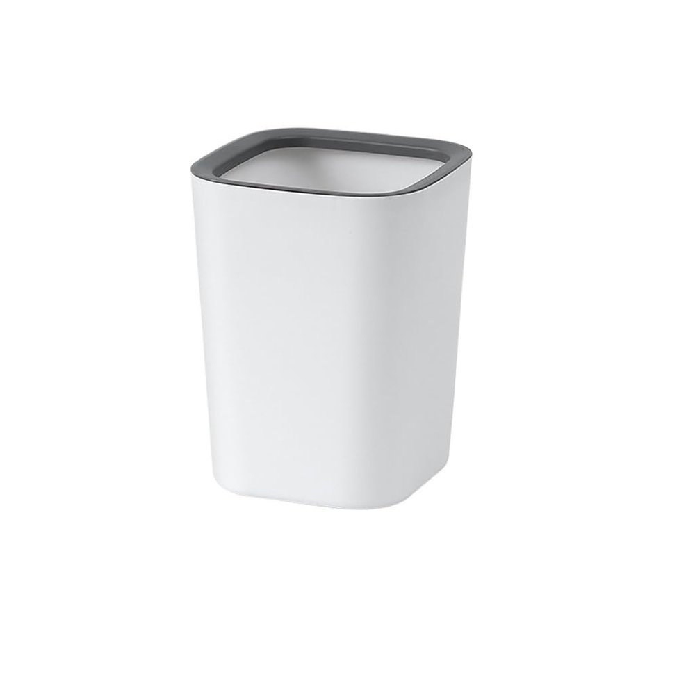 RENEESME Kitchen Trash Can Nordic Trash Can Household Pressure Circle Living Room Creative Bedroom Bathroom Kitchen Office Paper Basket Bathroom Trash Can (Color : A)