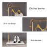 Coat Rack,Stand Independent Hall Coat Rack With 3 Hooks Stable Marble Round Base Shelf for Coats Hats Handbags Jackets for Entrance Corridor Bedroom view 4