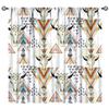 SENQIAN Western Bull Skull Curtains Boho Aztec Native Trible Bohemian Southwestern Cow Geometric Rod Pocket Blackout Window Treatment for Living Room Bedroom Kitchen Cafe Dcor W21xL45in 2 Panels view 1