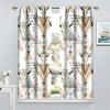 SENQIAN Western Bull Skull Curtains Boho Aztec Native Trible Bohemian Southwestern Cow Geometric Rod Pocket Blackout Window Treatment for Living Room Bedroom Kitchen Cafe Dcor W21xL45in 2 Panels view 3