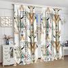 SENQIAN Western Bull Skull Curtains Boho Aztec Native Trible Bohemian Southwestern Cow Geometric Rod Pocket Blackout Window Treatment for Living Room Bedroom Kitchen Cafe Dcor W21xL45in 2 Panels view 4