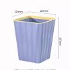RENEESME Kitchen Trash Can Trash Can, Square, Lidless, Large-Capacity, Simple, Stylish, Trash Can, Living Room, Bedroom, Kitchen, Bathroom Bathroom Trash Can (Color : A) view 2