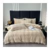 Duvet Cover Set Rabbit Wool Duvet Cover, 4 Pieces Plush Faux Fur Queen Duvet Cover Set, Soft Shaggy Comforter Cover, Zipper Closure , Fuzzy Flannel Duvet Cover With 2 Pillowshams Duvet Cover Full ( Co view 1