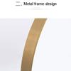 Bathroom Wall Nordic Stainless Steel Round Bathroom Mirror Wall-Mounted Makeup Mirror for Bedroom Living Room Hallway (Size : 60 * 60cm) (60 * 60cm) view 4