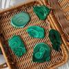 AtkitS Crystal 1Pc Natural Crystal Eyes Raw Malachite Slice Slab Mineral Specimen for Home Decoration Gifts Healing Collection (Size : 1pc Random) view 4