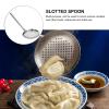 Alipis Stainless Steel Magnetic Water Leaking Strainer Large Strainer Spoon Pasta Slotted Spoon view 3