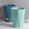 RENEESME Kitchen Trash Can Simple Trash Can for Home Living Room Bathroom Kitchen Large Creative Bedroom Office Paper Basket Toilet Bathroom Trash Can (Color : A, Size : Small) view 3