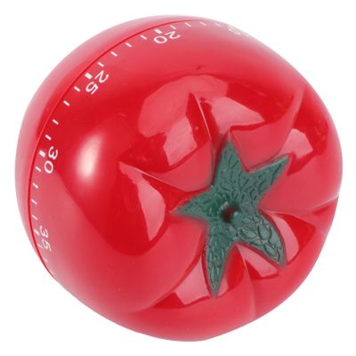 COLLBATH Adorable Mechanical Tomato Kitchen Timer for Cooking Easy to Use Countdown Alarm for Home Office and Classroom Tasks