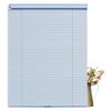 Sulugood No Tools Cordless Aluminum Mini Blinds for Windows 1" No Drill Metal Room Darkening Horizontal Window Blinds No Screws Venetian Custom Window Shades for Home Office Door,Blue,44" W x 84" H view 1