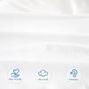 King Mattress Protector 2 Pack King Size Mattress Cover Protector Fitted Sheets up to 18'' Waterproof for Bed Topper Pad Protector, Machine Wash view 4