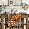 Artoid Mode Polka Dot Pumpkins Vine Fall Table Runner, Seasonal Autumn Thanksgiving Kitchen Dining Table Decoration for Home Party Decor 13x36 Inch view 2