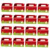 COLLBATH 20pcs Christmas Cupcake Boxes Window Portable Containers Inserts for Standard for and Giving view 1
