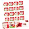 COLLBATH 20pcs Christmas Cupcake Boxes Window Portable Containers Inserts for Standard for and Giving view 4
