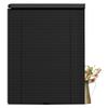 Sulugood No Tools Cordless Aluminum Mini Blinds for Windows 1" No Drill Metal Room Darkening Horizontal Window Blinds No Screws Venetian Custom Window Shades for Home Office Door,Black,44.5"W x 84"H view 1