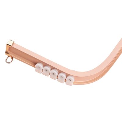 Ceiling Curtain Track Room Divider Hospital Curtain Curved Curtain Track, Living Room/Balcony/Bay Window Curtain Rail Set, Customizable Curtain Rod 3ft to 26ft Long, Easy to Install & Cut ( Color : Ce