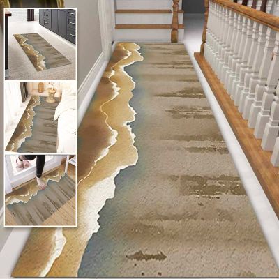 Runner Rug for Hallway Non Slip Rug Runner Nordic Hallway Runner Rug Very Long Runner Thick Pile Soft Carpet Narrow Rugs for Living Room Bedroom Sofa Coffee Table Home Non-Slip Floor Mats 60cm/70cm/80