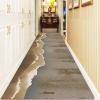 Runner Rug for Hallway Non Slip Rug Runner Nordic Hallway Runner Rug Very Long Runner Thick Pile Soft Carpet Narrow Rugs for Living Room Bedroom Sofa Coffee Table Home Non-Slip Floor Mats 60cm/70cm/80 view 2