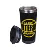 WOLEN US Army Gulf War Veteran Stainless Steel Reusable Coffee Mug Double Lnsulated Cup 14 OZ, Black view 3