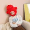SHINEOFI Fire Hydrant Head Cover Plush Fire Hat for Adults Novelty Costume Party Hat Photo Props Carnival Dress up Accessory view 2