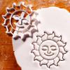 BAKERLOGY Celestial Sun Cookie Cutter - Detailed Biscuit Cutter Design for Baking and Crafts, ideal on fondant, dough, clay view 2